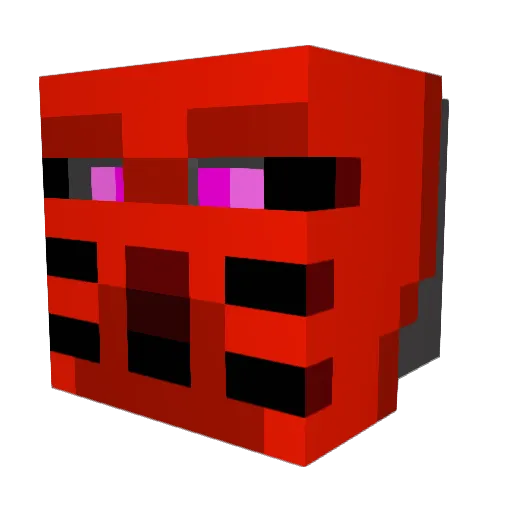 Koti_WhereHOE Minecraft avatar head, 3D render