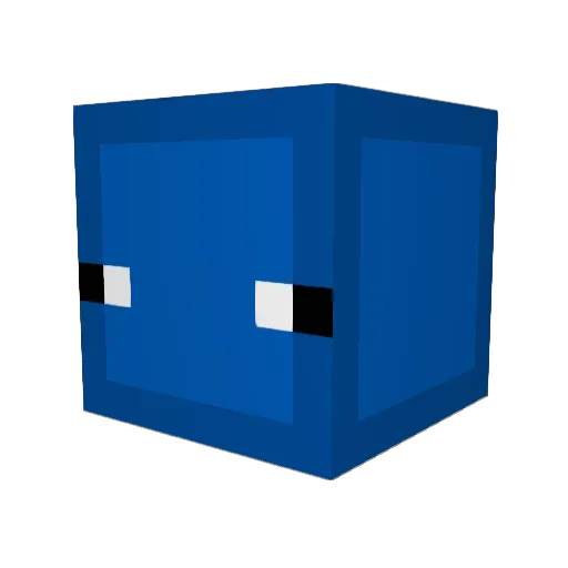 Kotiklew Minecraft avatar head, 3D render
