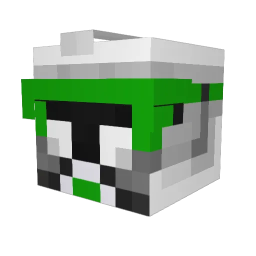 Kotlecior Minecraft avatar head, 3D render