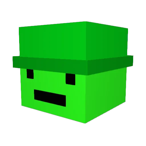 Kotlik1 Minecraft avatar head, 3D render