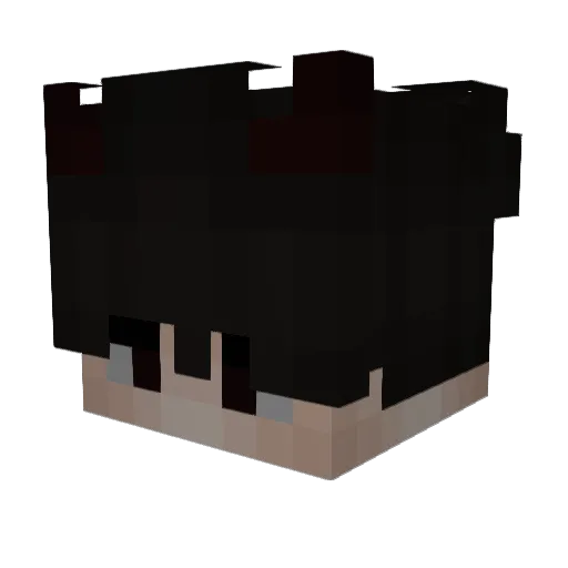 KotoBanned Minecraft avatar head, 3D render