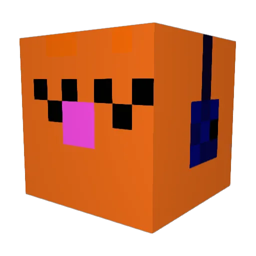 KotoWoj Minecraft avatar head, 3D render