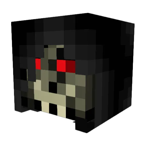 Kotori_a Minecraft avatar head, 3D render