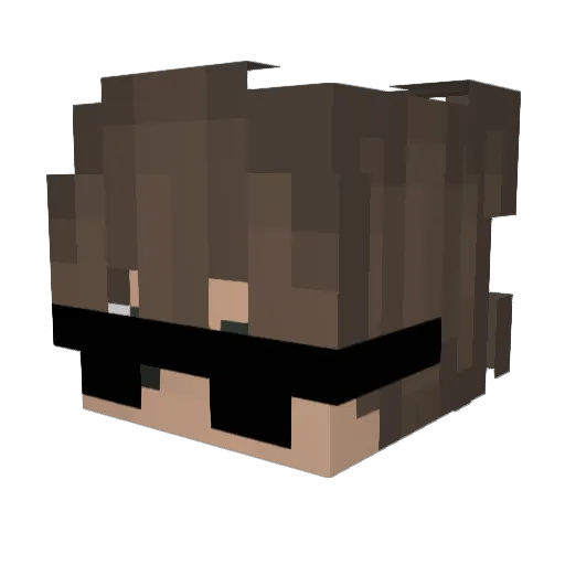 Kotsobananas07 Minecraft avatar head, 3D render
