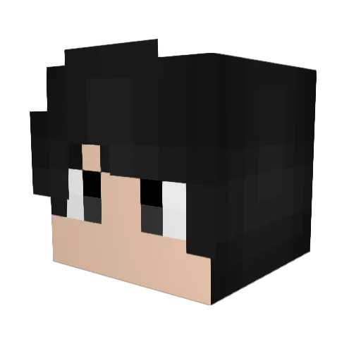 KouYt Minecraft avatar head, 3D render