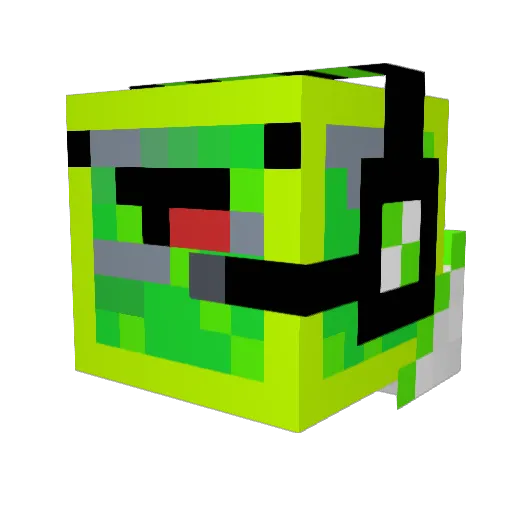 Kouki95 Minecraft avatar head, 3D render