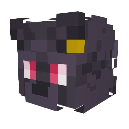 KouryCL Minecraft avatar head, 3D render