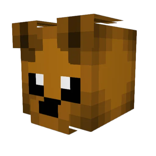 Koutrosmedia Minecraft avatar head, 3D render