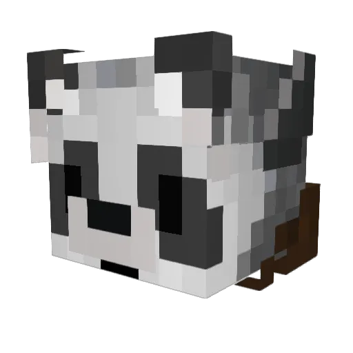 Kouyere Minecraft avatar head, 3D render