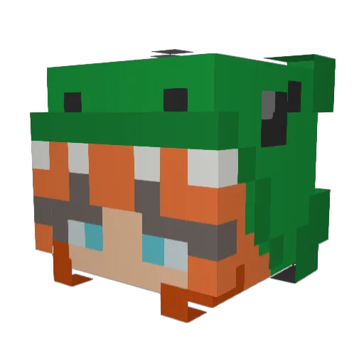 Kova_Nova Minecraft avatar head, 3D render