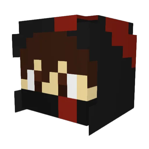 Kovach69 Minecraft avatar head, 3D render