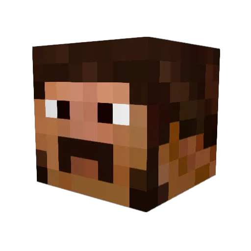 KovalKoval Minecraft avatar head, 3D render