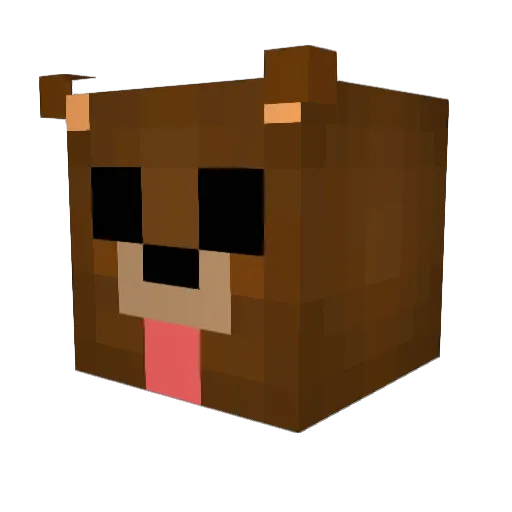 Kovamirri Minecraft avatar head, 3D render