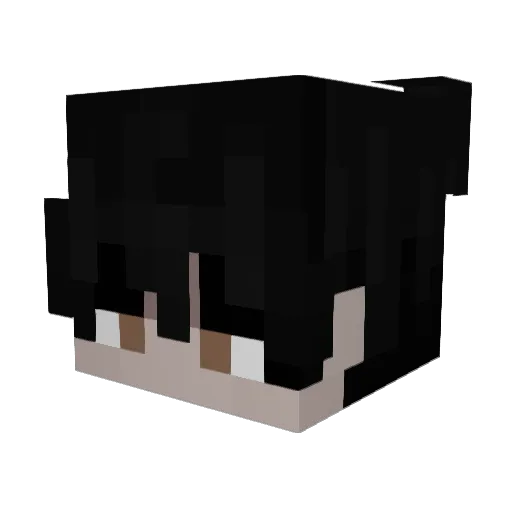 Kovante Minecraft avatar head, 3D render