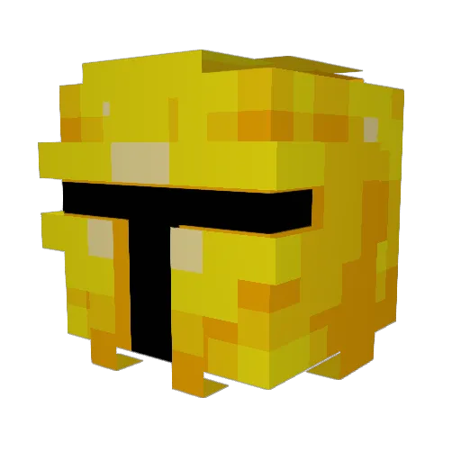 Kovarin Minecraft avatar head, 3D render