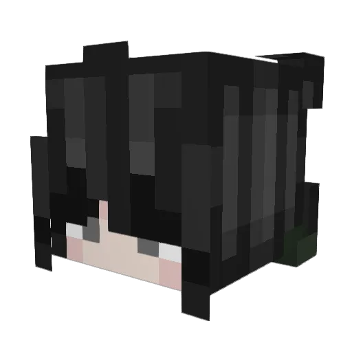 Koveim Minecraft avatar head, 3D render
