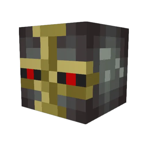 Koven1337 Minecraft avatar head, 3D render