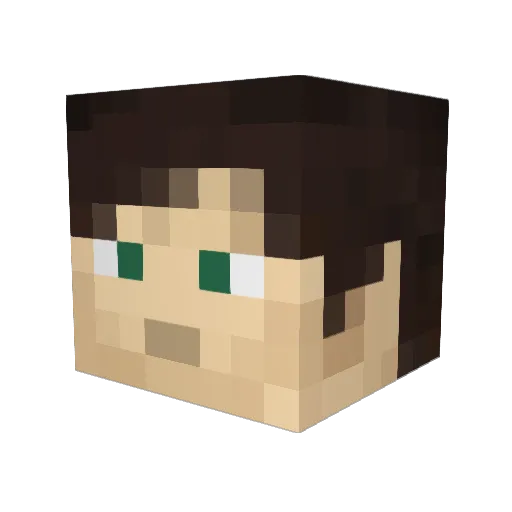 Kovenantz Minecraft avatar head, 3D render