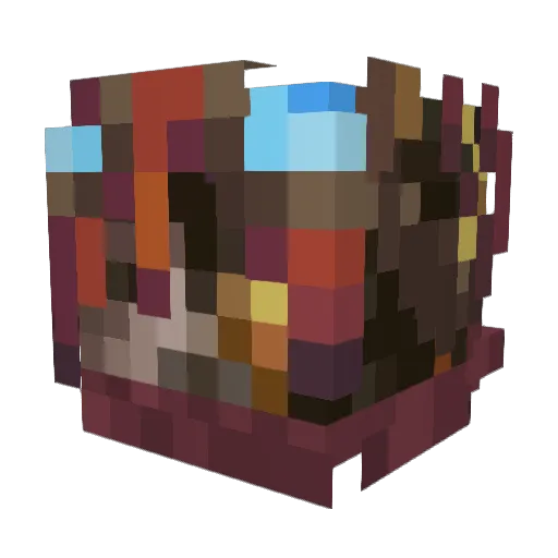 Kovman_ Minecraft avatar head, 3D render