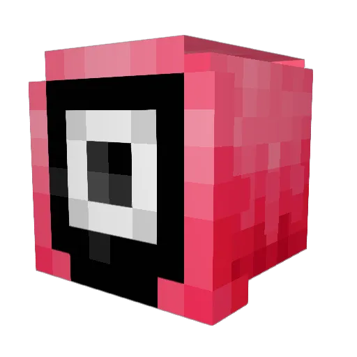 Kovralina Minecraft avatar head, 3D render