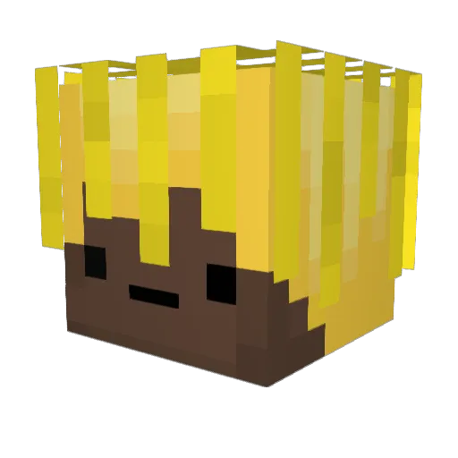 KowNexion Minecraft avatar head, 3D render