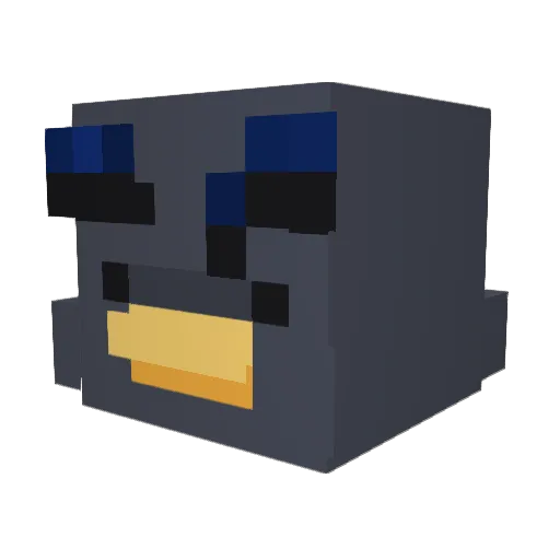Kowalski871 Minecraft avatar head, 3D render