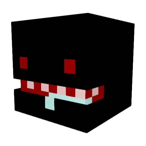 Kowkemon Minecraft avatar head, 3D render
