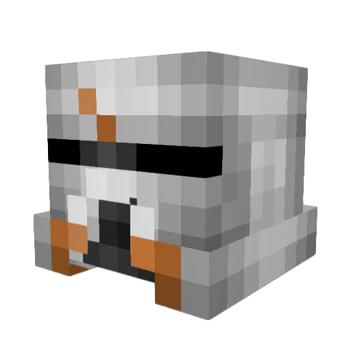 Kowsauce Minecraft avatar head, 3D render