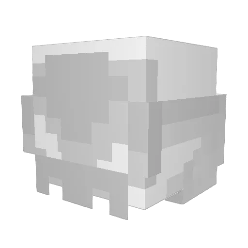 Kowski77 Minecraft avatar head, 3D render