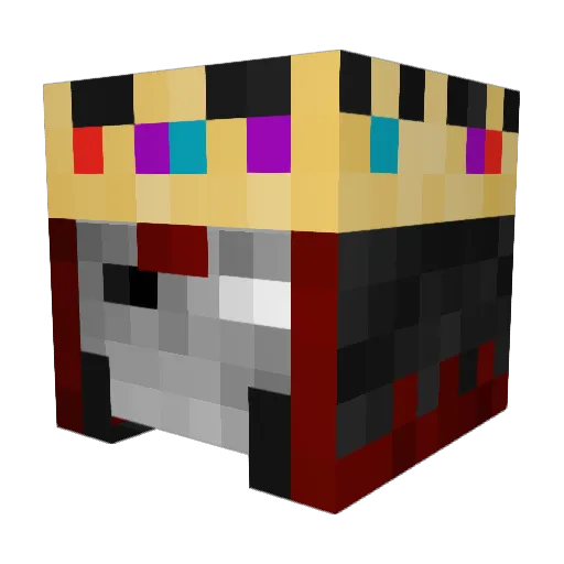 Koxha Minecraft avatar head, 3D render