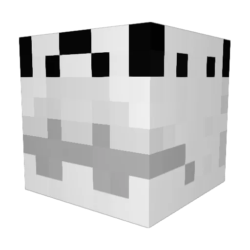 Koyanagi_Rou Minecraft avatar head, 3D render