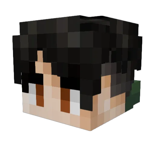 Koyuki151 Minecraft avatar head, 3D render