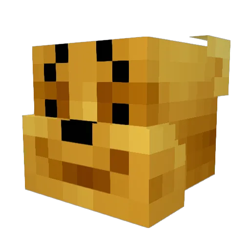 Koyuko Minecraft avatar head, 3D render