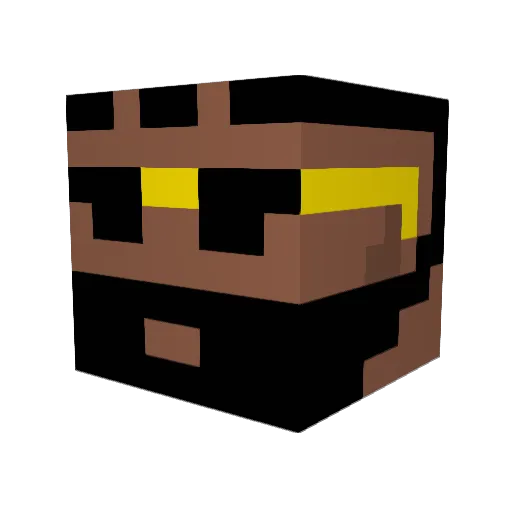 KozBoi Minecraft avatar head, 3D render