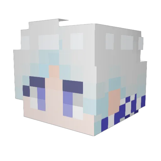 Koz_J Minecraft avatar head, 3D render