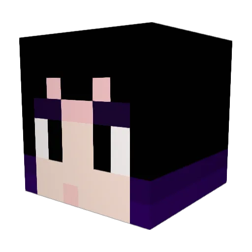 Kozatchu Minecraft avatar head, 3D render