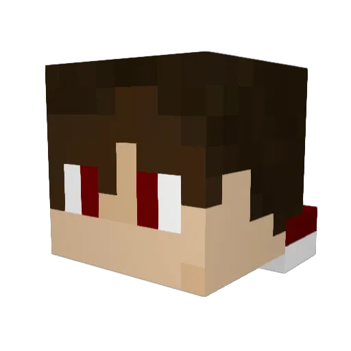 Kozdon_aka_Roach Minecraft avatar head, 3D render