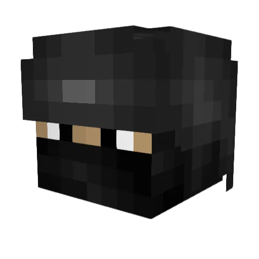 Koziaz Minecraft avatar head, 3D render