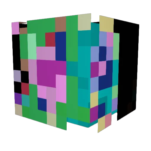 Kozl1k Minecraft avatar head, 3D render
