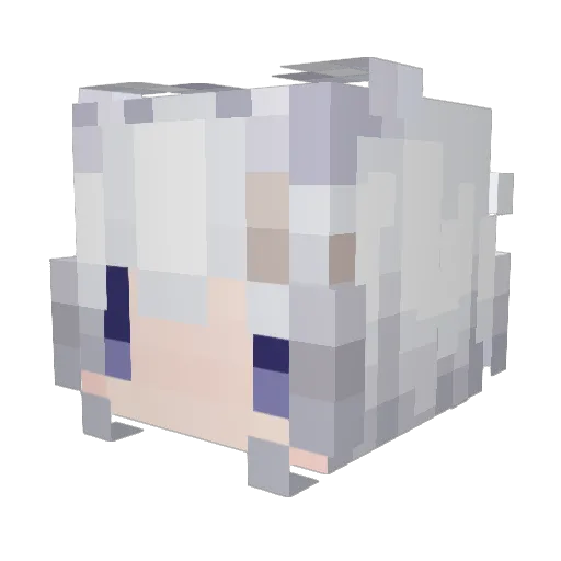 Kozuki0701 Minecraft avatar head, 3D render