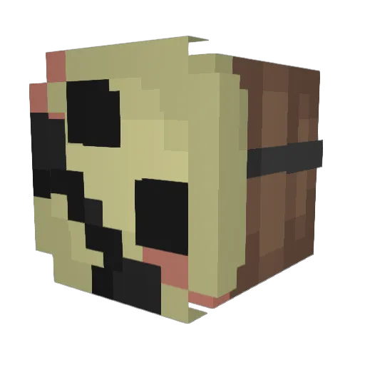 Kozy_Kitties Minecraft avatar head, 3D render