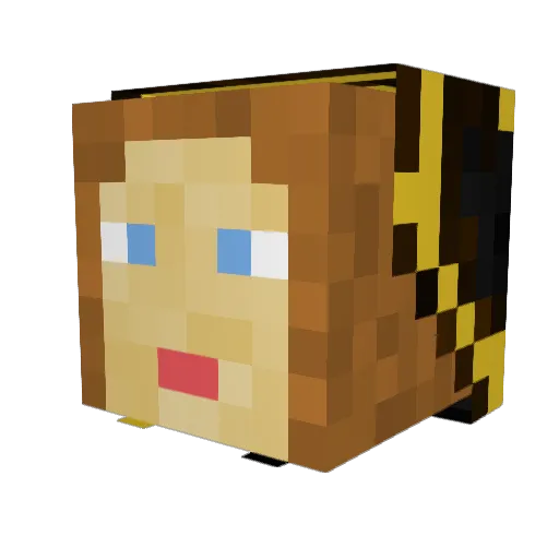 Kpearl84 Minecraft avatar head, 3D render