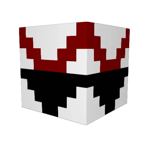 Kproctoor Minecraft avatar head, 3D render