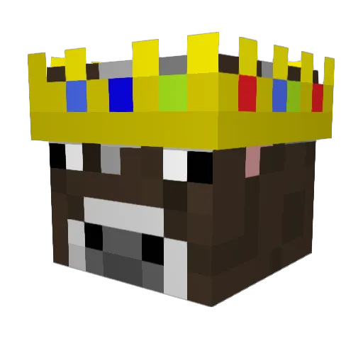 Kpry Minecraft avatar head, 3D render