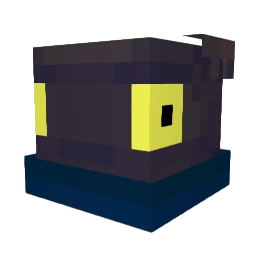 Kqev Minecraft avatar head, 3D render