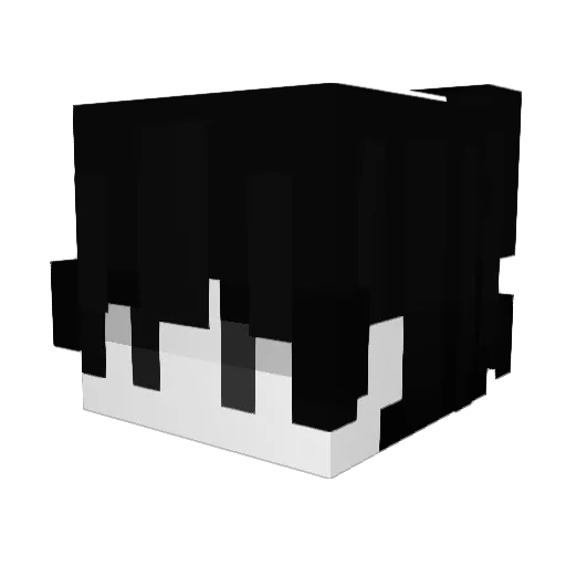 Kqfe Minecraft avatar head, 3D render