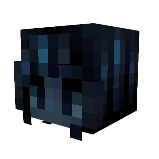 Kqyac Minecraft avatar head, 3D render