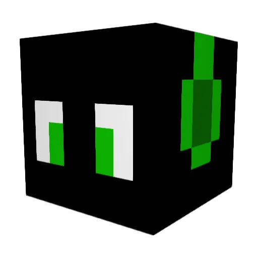 Kr0lix0n Minecraft avatar head, 3D render