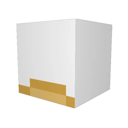 Kr1lle Minecraft avatar head, 3D render