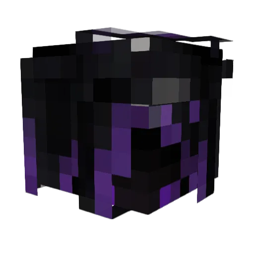 Kr33Pr Minecraft avatar head, 3D render